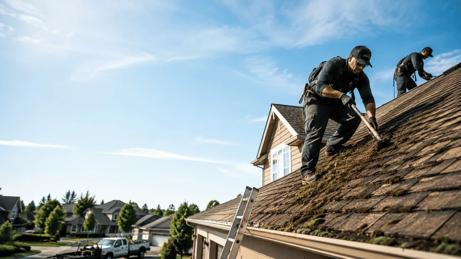 Roof Moss Removal in Tony, WI near me